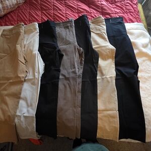 JM Collection Women's Pants in Black, Beige, and Brown